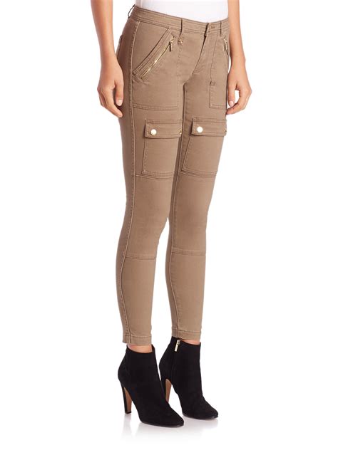 michael kors utility slim fit pant womens|michael michael kors pull on slim pants.